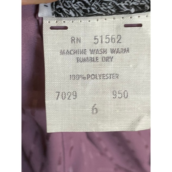 Saks Fifth Avenue Womens Button Down Shirt Purple Long Sleeve Ruffle Neck 6 - Picture 7 of 7